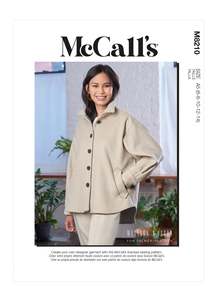 Fabric And Patterns: McCall's Pattern M8210 Misses' Jacket