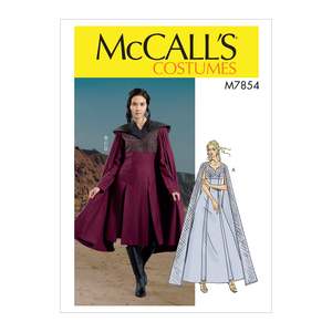 Fabric And Patterns: McCall's Pattern M7854 Misses' Costume