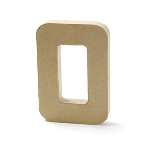 Paper Mache: Paper Mache Letter, O - 8 inch