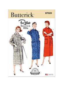 Womens Tops: Butterick Pattern B7020 Misses' Box Coat