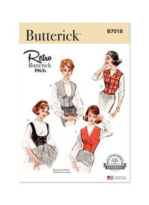 Butterick Pattern B7018 Misses' Top Vest