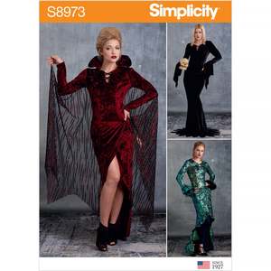Halloween: Simplicity Pattern 8973 Misses' Halloween Costume