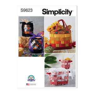 Fabric And Patterns: Simplicity Pattern S9623 Fabric Baskets