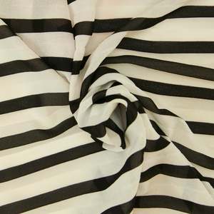 Fabric And Patterns: Printed Pleats Fabric, White/Black