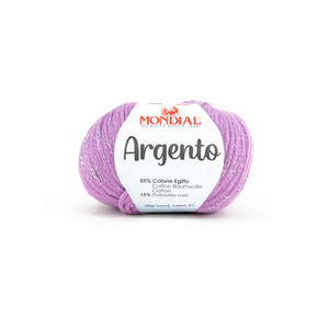 Knitting And Crochet: Argento Crochet & Knitting Yarn, 50g Egyptian Cotton Polyester Blend Yarn