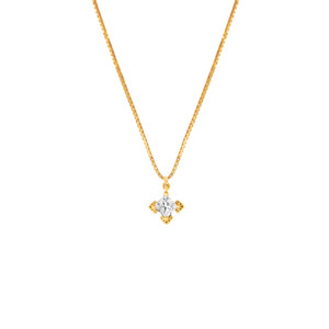 A Dusting of Jewels - Embellishment Necklace  | Gold