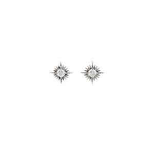 A Dusting Of Jewels: Starburst Studs | Silver
