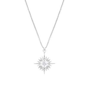 A Dusting Of Jewels: A Dusting of Jewels - Starburst Necklace  | Silver