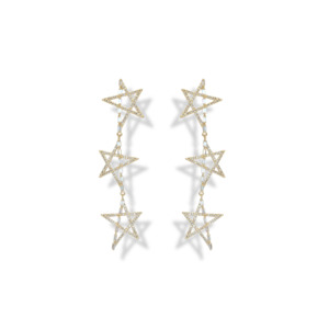 Star Of The Night Earrings | Gold