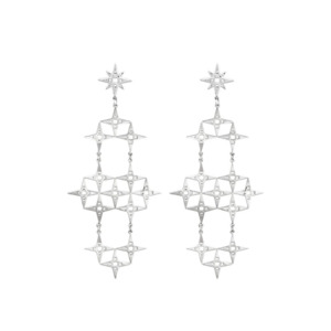 The Chaos Of Stars The Alignment Of Stars: The North Star Earrings | Platinum
