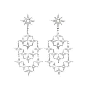 The Chaos Of Stars The Alignment Of Stars: Stardust Earrings | Platinum
