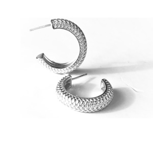 Saints: Adorn Hoops | Silver