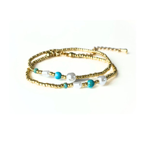 Lkd Classic: Beaded Bracelet Set  | Turks and Caicos