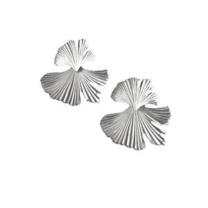Wedding Edit: Leafy Embrace Earrings | Silver