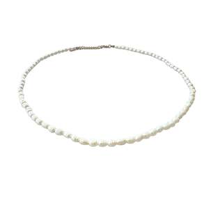 Necklaces: Lustra Pearl Necklace | Gold