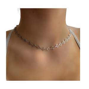 Necklaces: Byzante Embrace Necklace | Silver