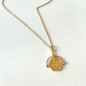 Necklaces: Golden Love Necklace | Gold