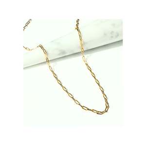 Courage And Grace: Paperclip Necklace | Gold