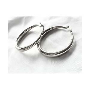 Golden Embrace: Tropics Hoops| Silver