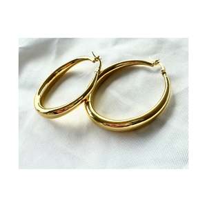 Golden Embrace: Tropics Hoops| Gold