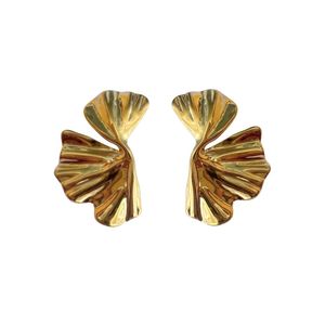 Earrings: Costa Twist Earrings| Gold