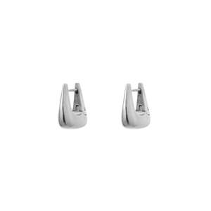 Teardrop Hoops | Silver