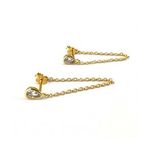 Teardrop Studs | Gold