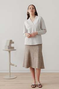 Loclaire: Eveline Skirt - Biscuit