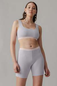 Scallop Bike Short - Marshmallow