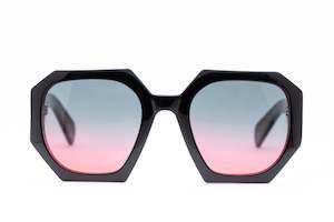 Age Eyewear: Hostage - Black & Red Fade