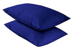 Economy Navy Blue Pillowcases