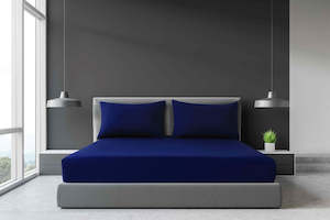 Navy Blue Percale Sheet Sets