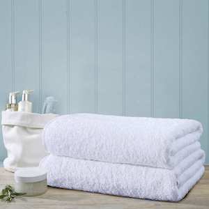 Eco White Bath Towels