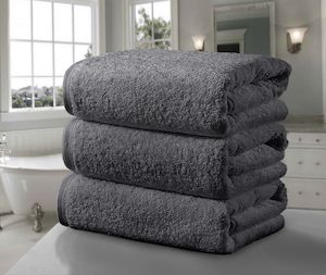 Towels: Luxury Charcoal Gray Towels