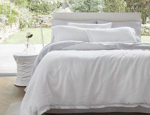 Products: White LINEN Duvet Cover Set Baltic Linen