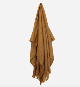 Raphael Gold Throw - Linen Boutique