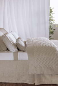 Linen Coverlet Bedspread HUDSON Made in Portugal – Linen Boutique