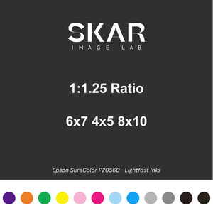 Lab Services: 1:1.25 Ratio Prints (6x7/4x5/8x10) / Museum Grade Fine Art CANVAS