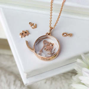 Life Changing Moments: Medium Faceted Rose Gold Locket