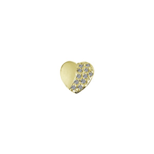Valentines: Gold Eternity Heart - Forever
