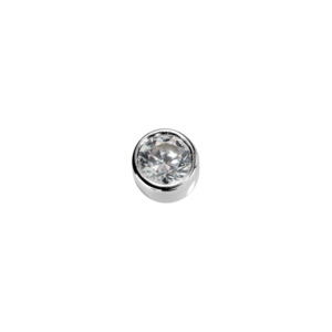 White Diamond CZ- Love