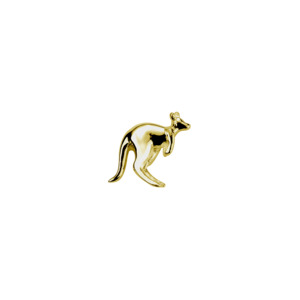 Charms: Gold Kangaroo - Proud