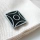 Black &amp. Silver cufflinks