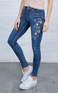 Jeans: Dricoper Lauren Floral Jeans