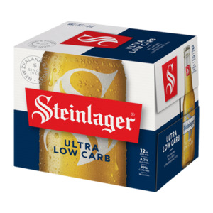 Steinlager Ultra Low Carb 4.2% 330ml (12 Bottles)