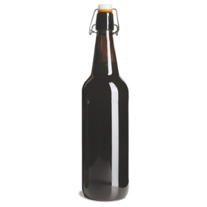Glass Bottle Amber Swing Top 12pk 500mL - Craft in-home