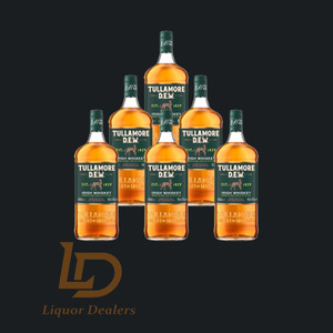 Irish-whiskey: 6x Tullamore Dew 1 Litre (Case Deal)
