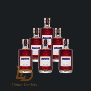 cognac: 6x Martell Blue Swift 700ml (Case Deal)