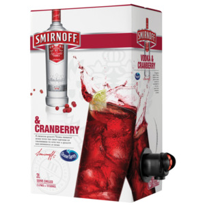 vodka-rtd: Smirnoff Cranberry Cask 2L