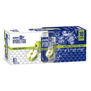 rtd: Kirin Hyoketsu Green Apple 10pk 6% Cans